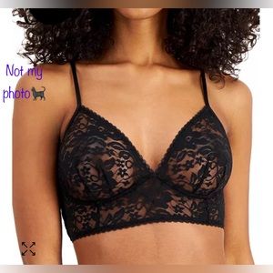 Longline lace bralette, wire free. New without tags. Size xxl